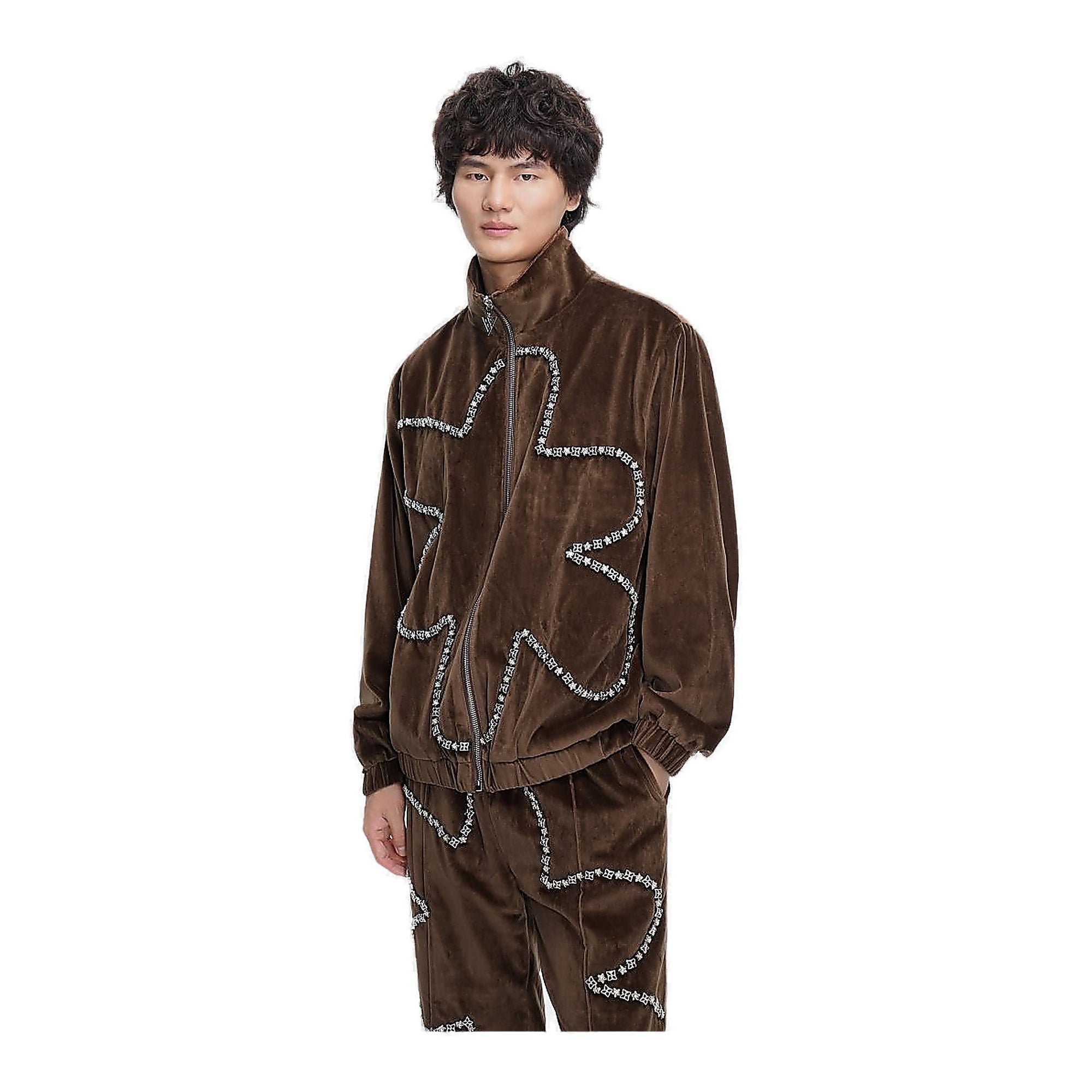 Valabasas Eden Jacket - Metallic Trim Brown