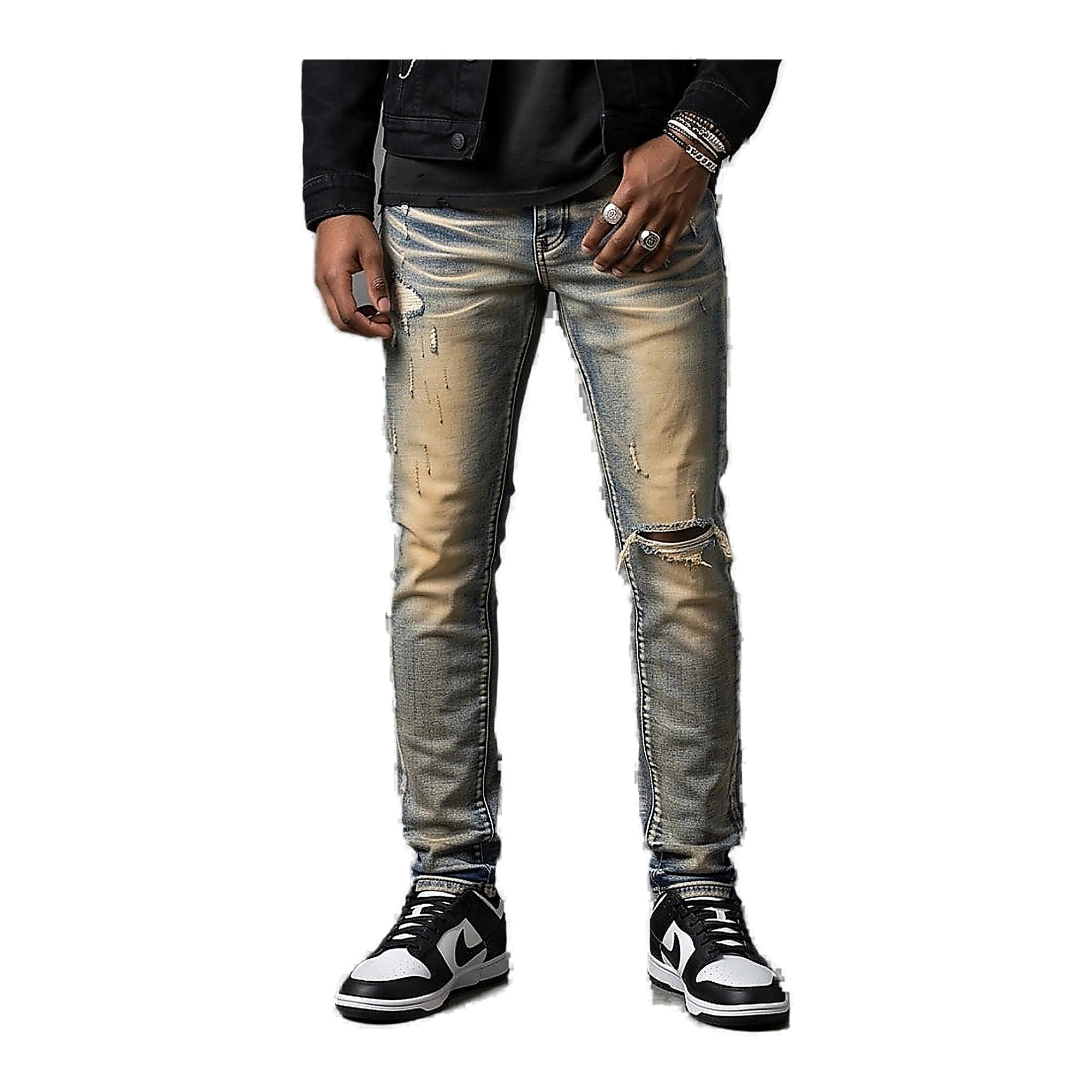 6Th Nbrhd Valley Jeans - Distressed