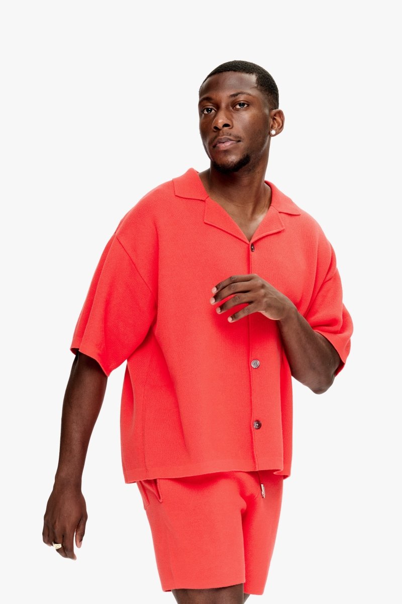 Dealbreaker Red Button Down - Valabasas