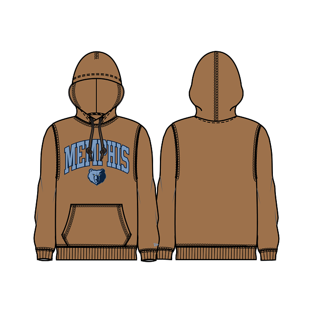 60562020 MEN'S HOODIE MEMGRIZZ