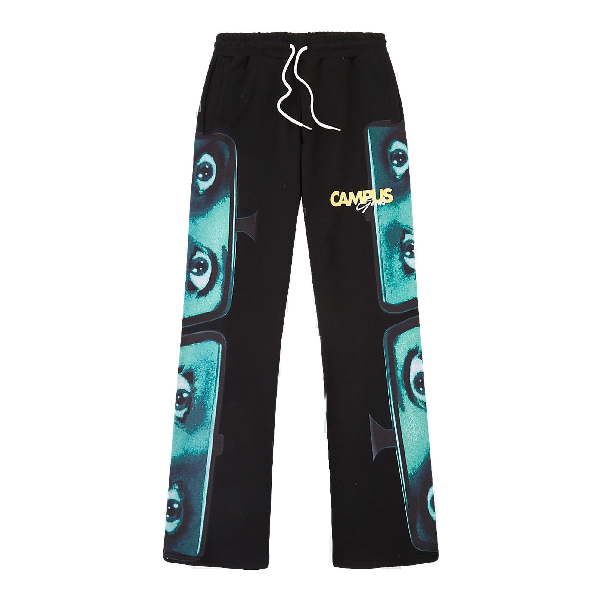 Campus Rearview Horror Flares Men's Pants - Black