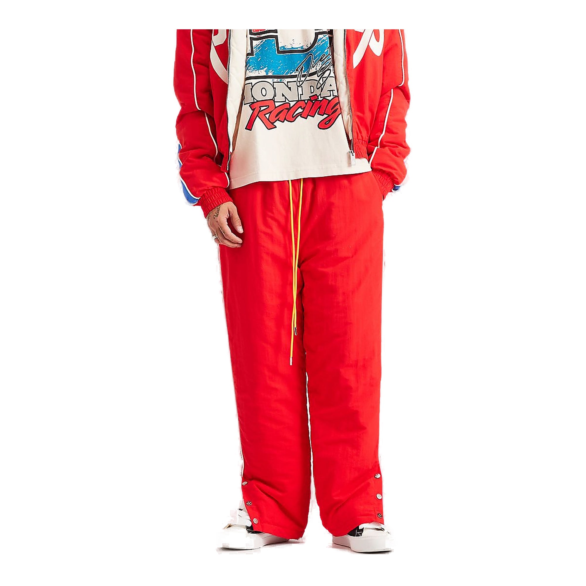 Diet Starts Reverso Nylon Pant - Red