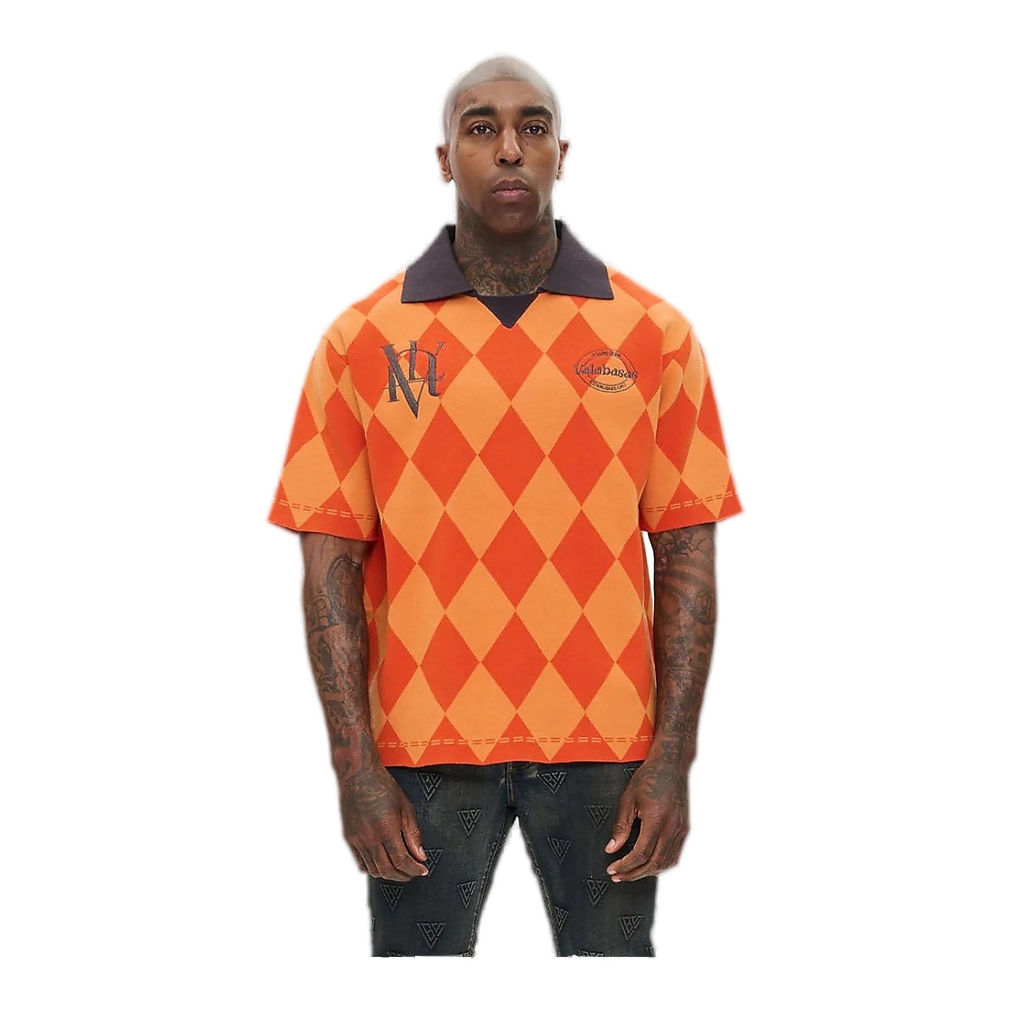 Valabasas Thanya Polo Shirt - Argyle Pattern