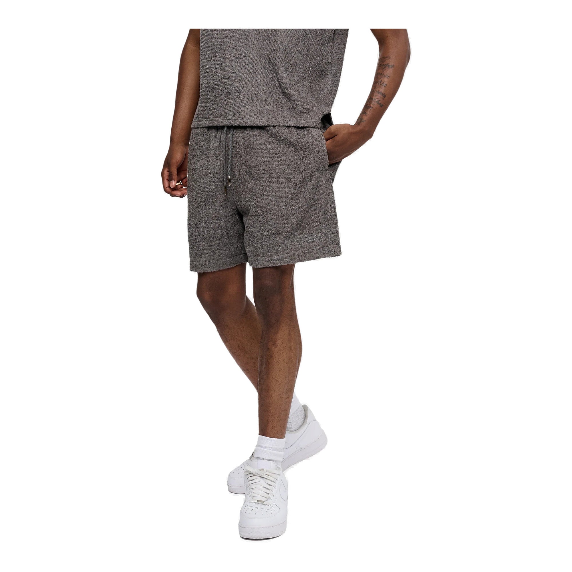 Silnt Chptrs Textured Shorts - Relaxed Fit