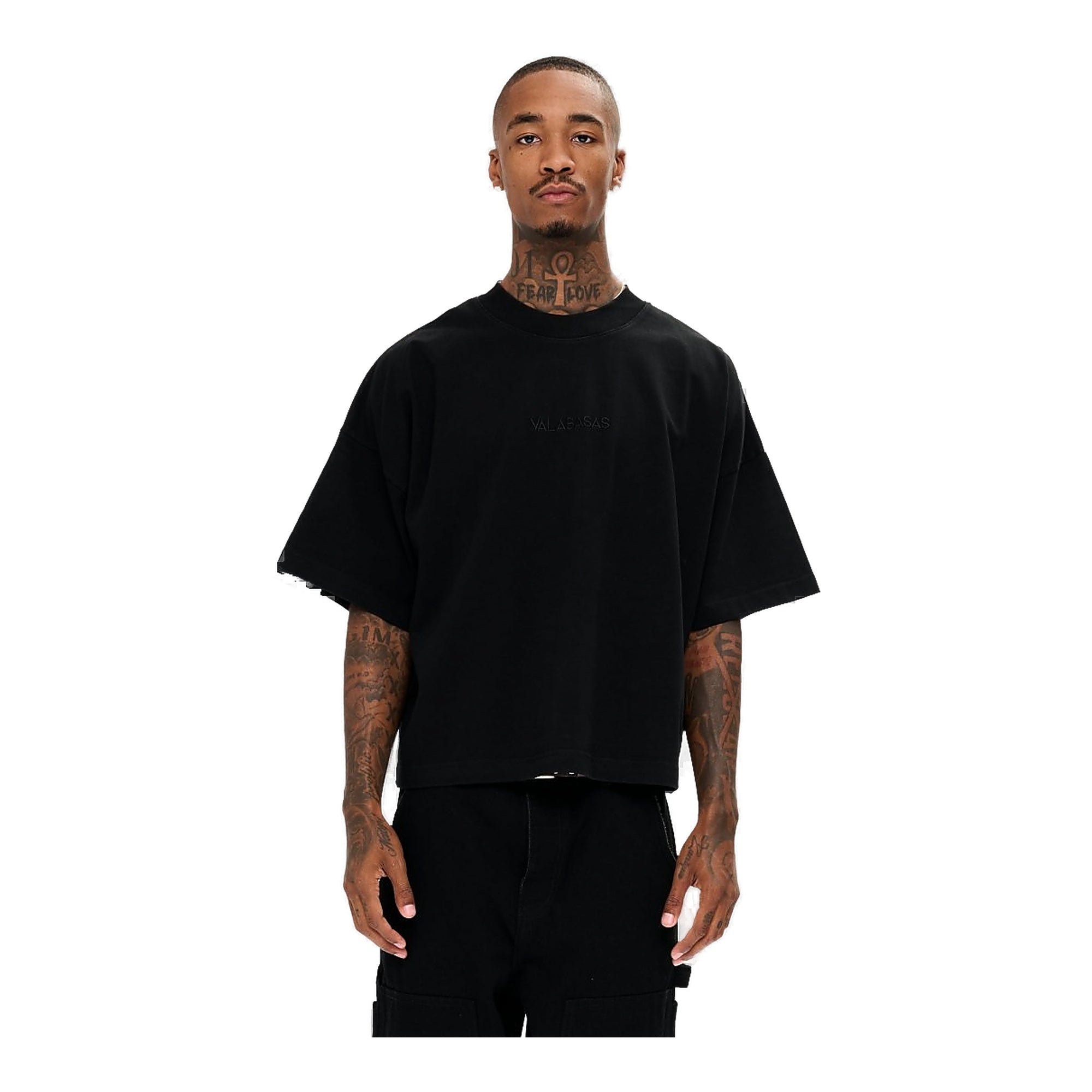 Valabasas Essential Crop Tee Men - Black