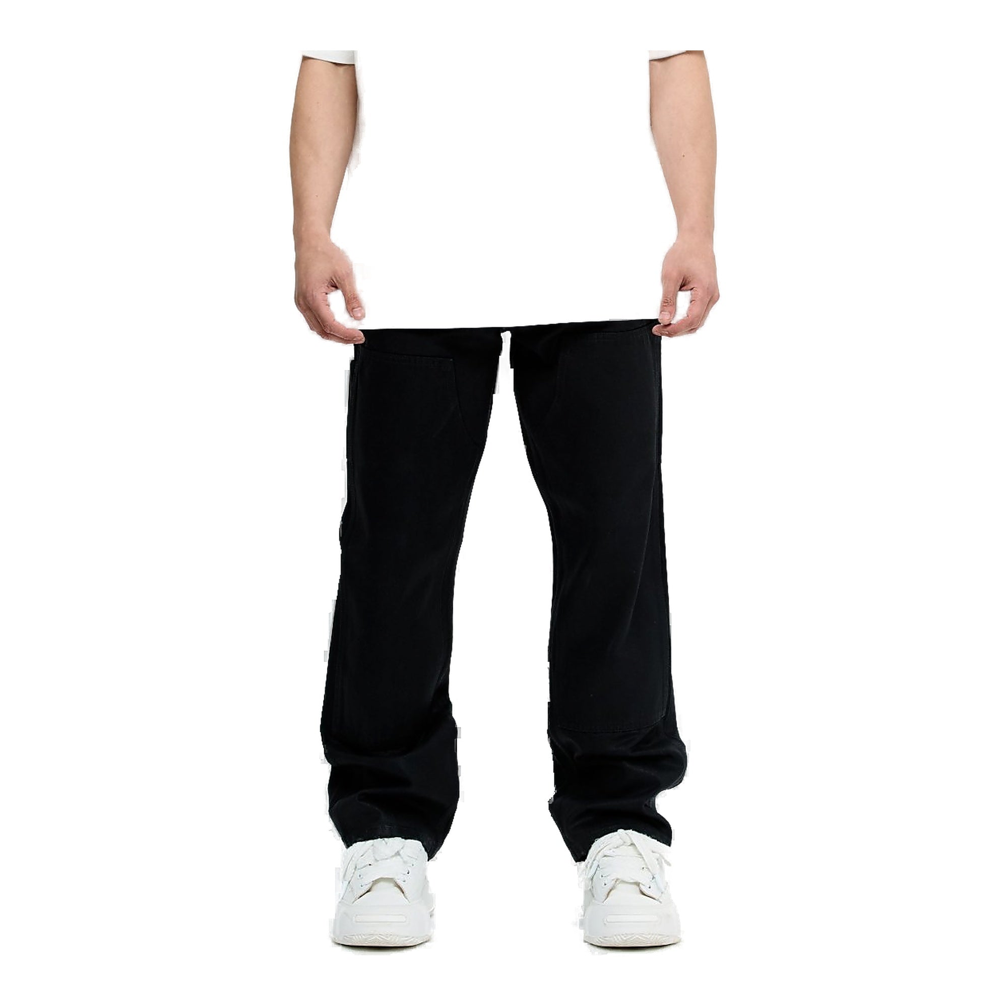 Valabasas Mr. Straight Black Wash Waxed Men's Jeans - Waxed Finish