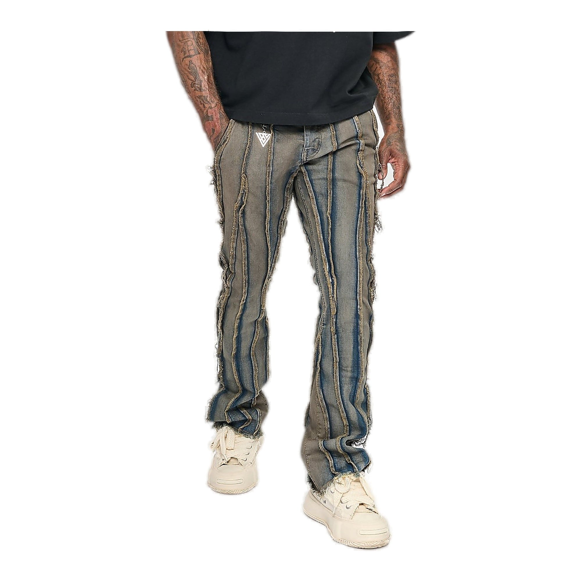 Valabasas Twisted Dirty Vintage Stacked Denim Men's Jeans