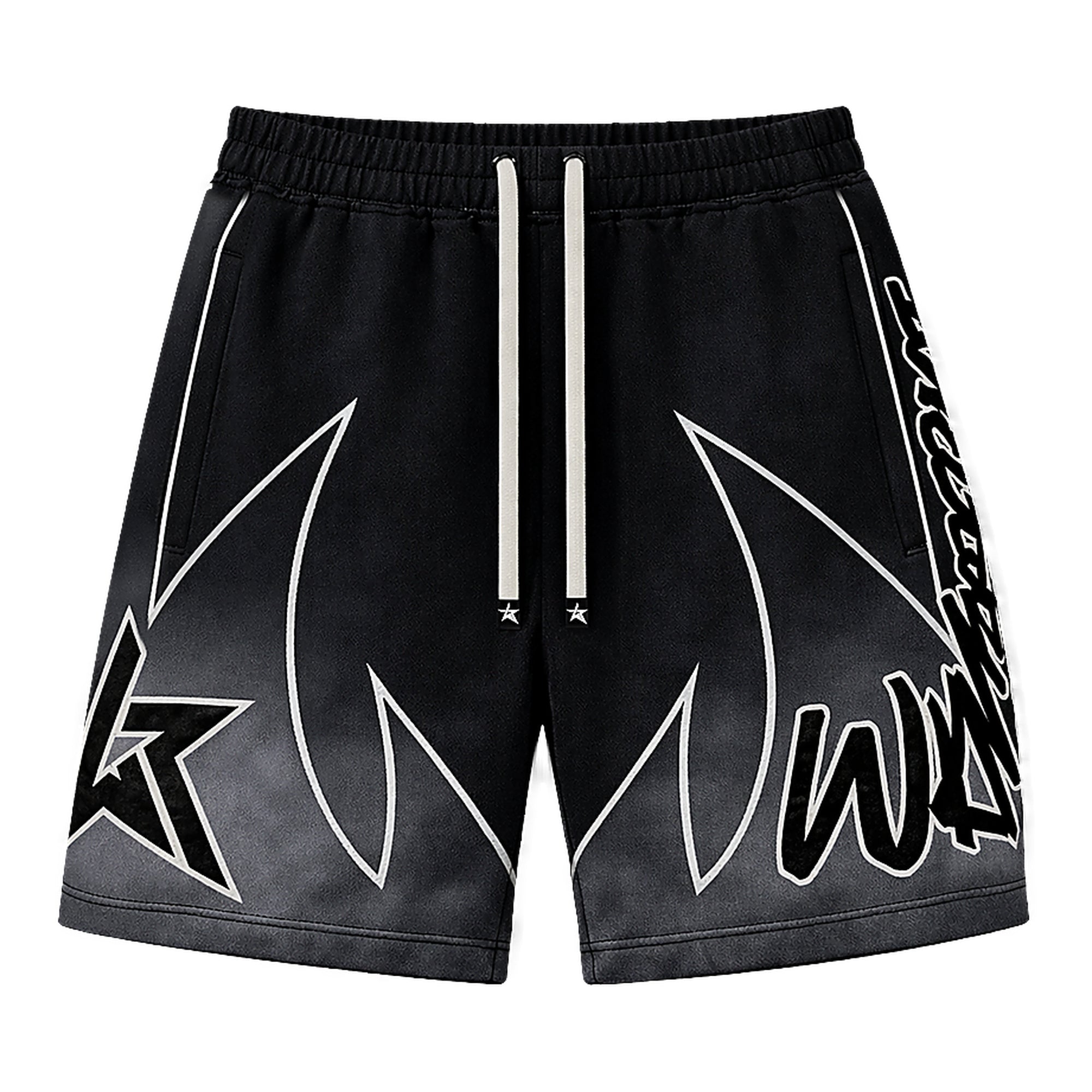 Wknd Riot Flame Shorts - Graphic