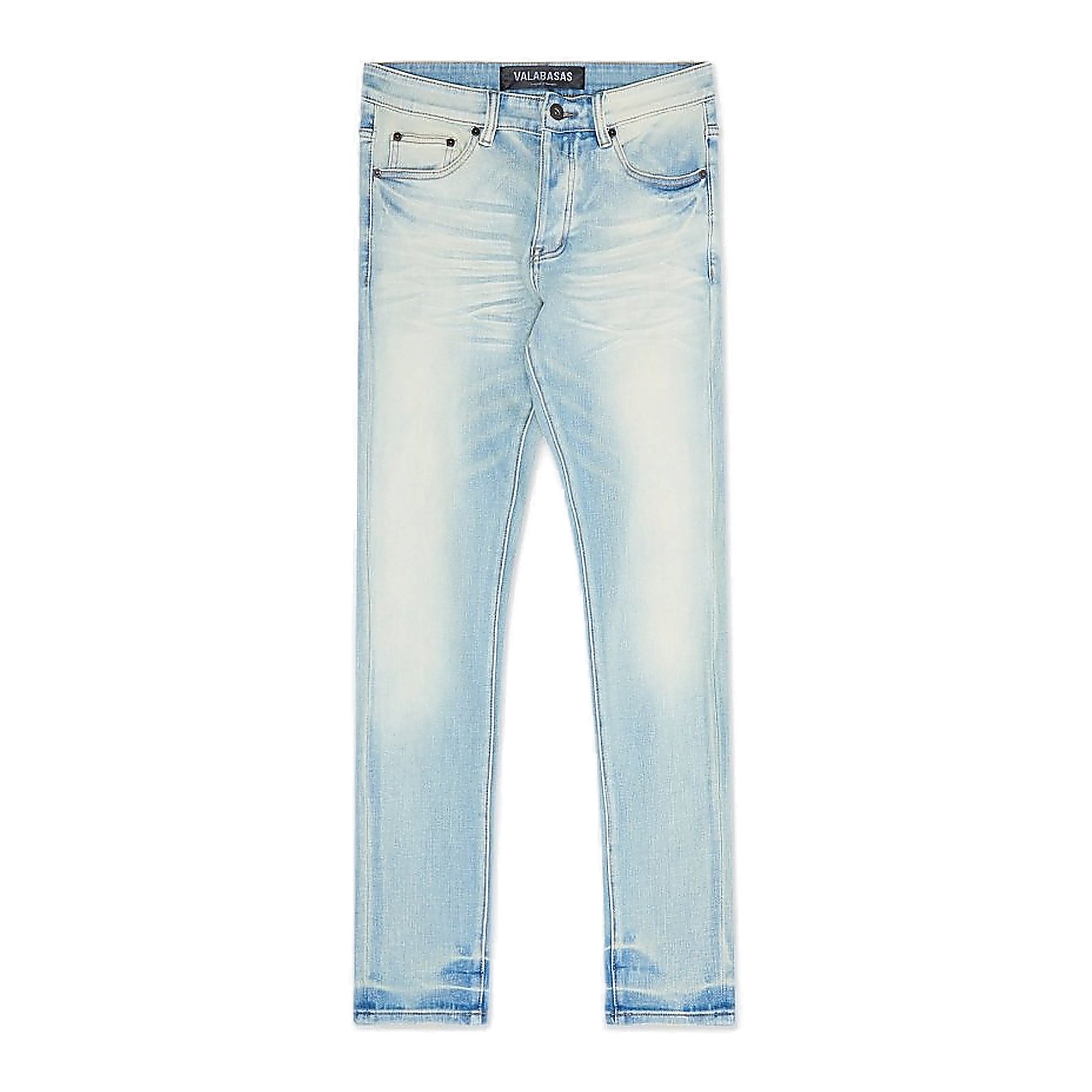 Valabasas Whisker Jeans - Skinny Fit Light Wash