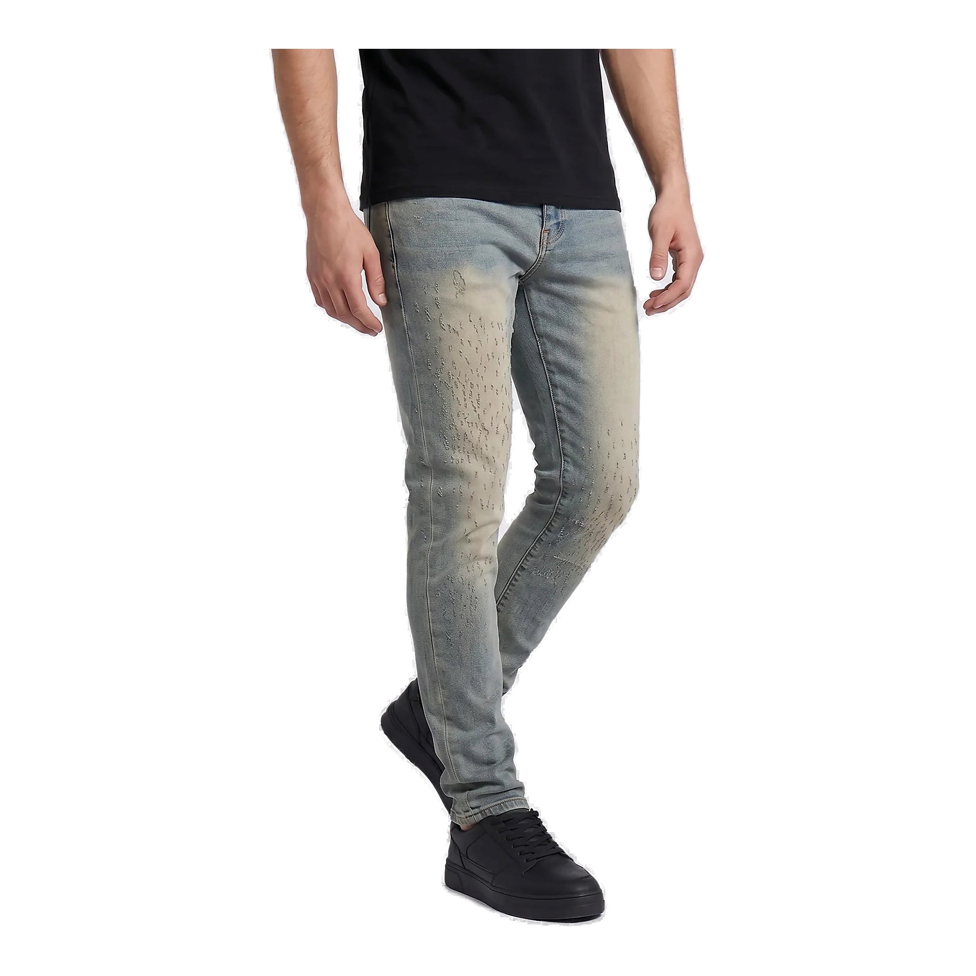 6Th Nbrhd Roots Men's Jeans - Faded Wash