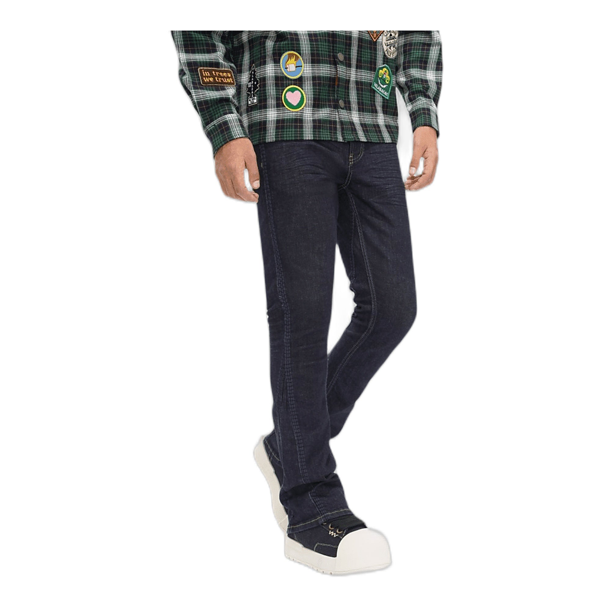 Valabasas Cody Stacked Men's Skinny Jeans - Dark Wash