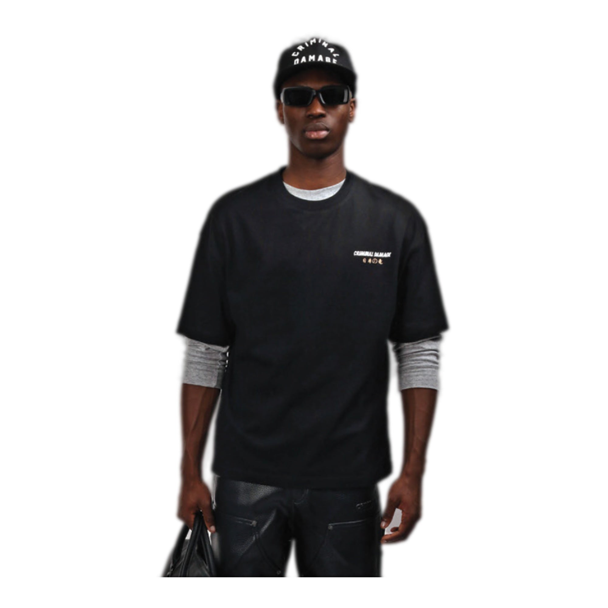 Criminal Damage Men's T-Shirt - Black