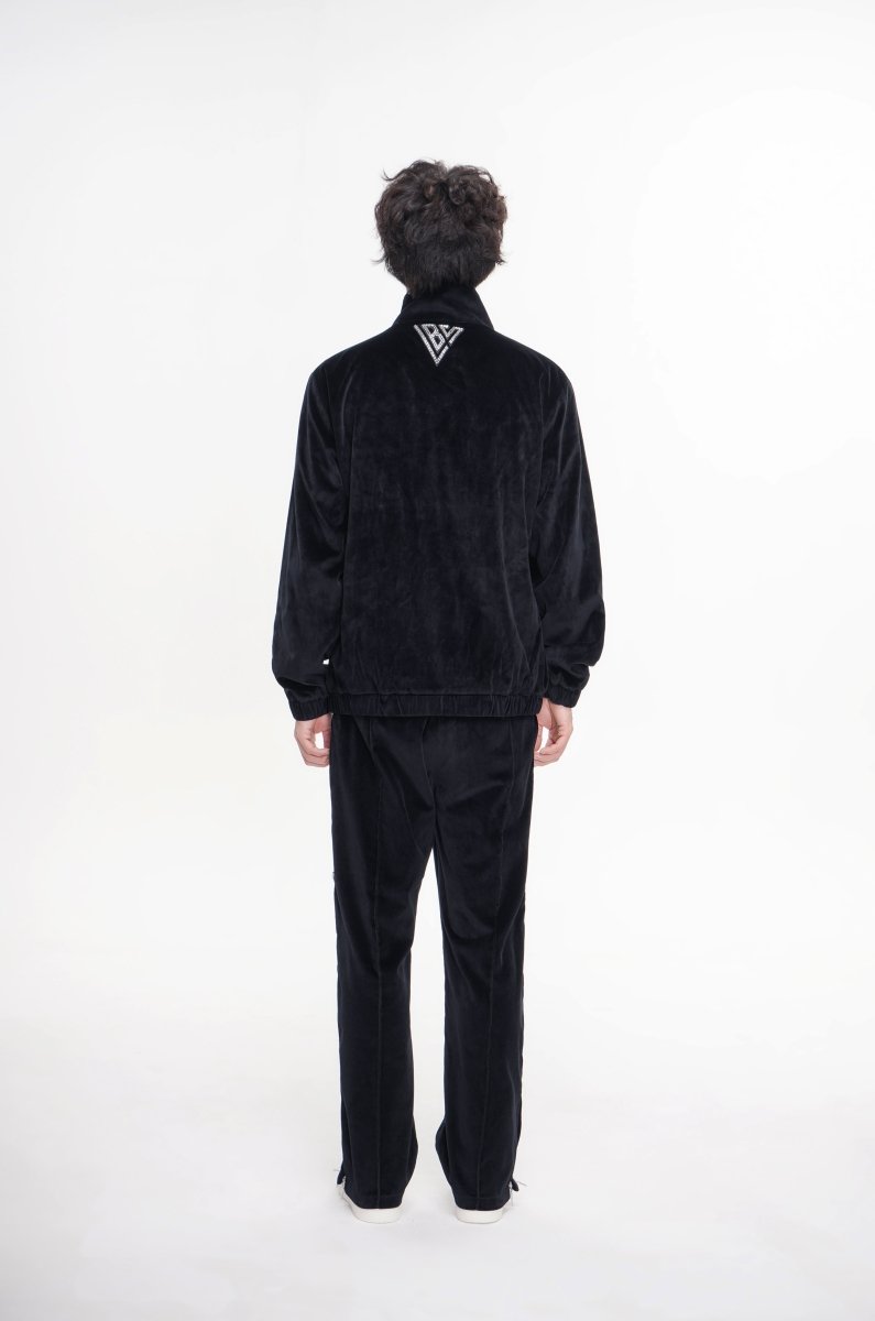 Eden Velvet Jacket Black - Valabasas