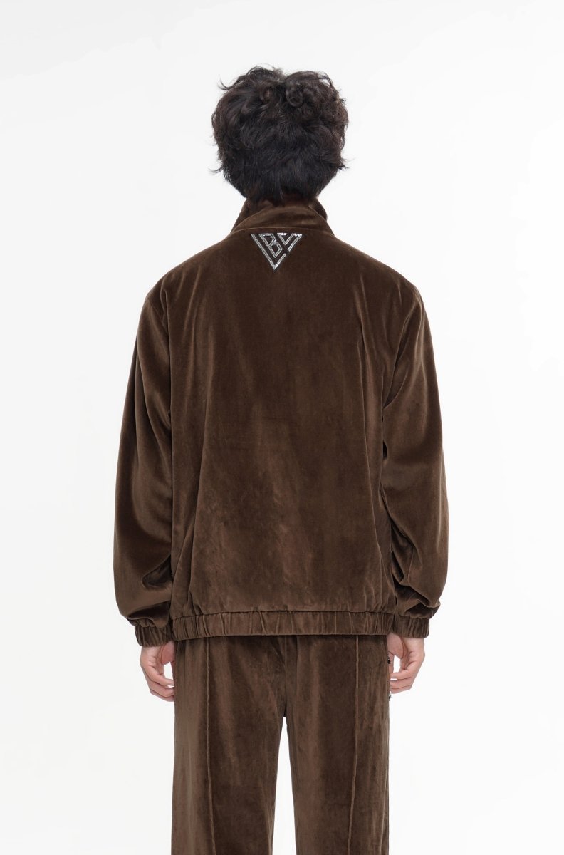 Eden Velvet Jacket Brown - Valabasas