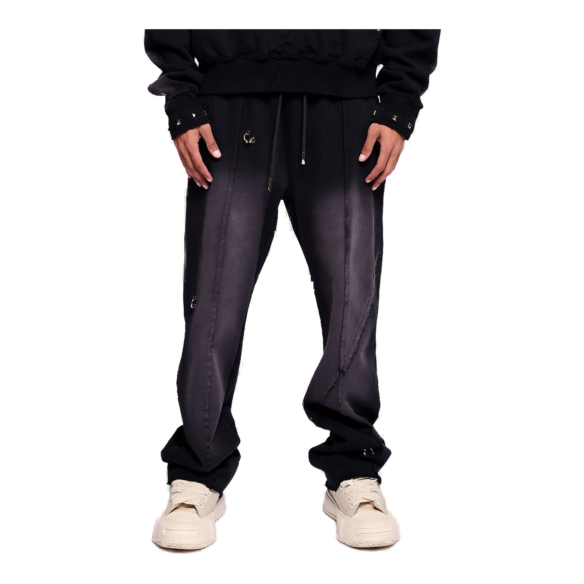 Valabasas Tenya Vintage Black Pants - Classic Fit