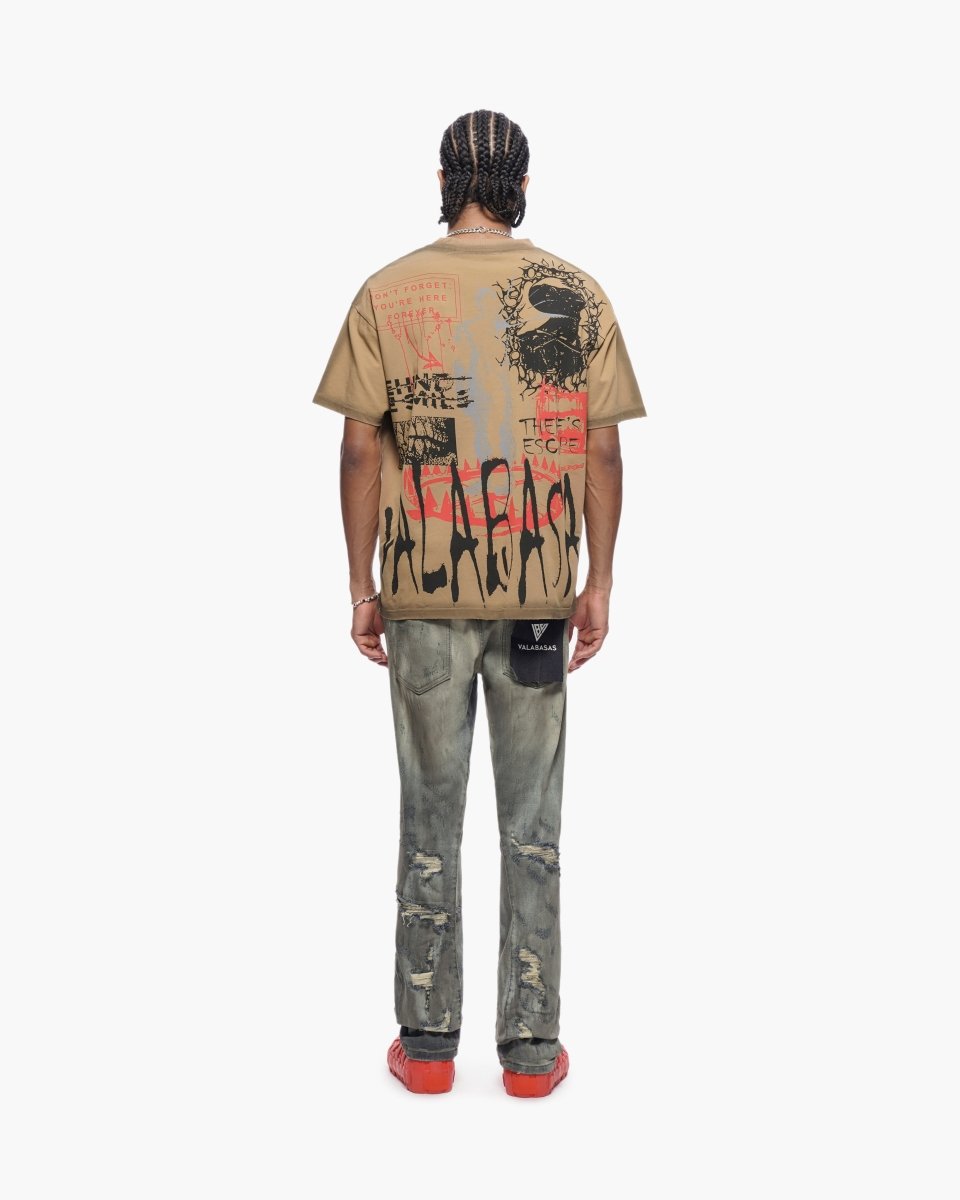 Escape Tee Khaki - Valabasas