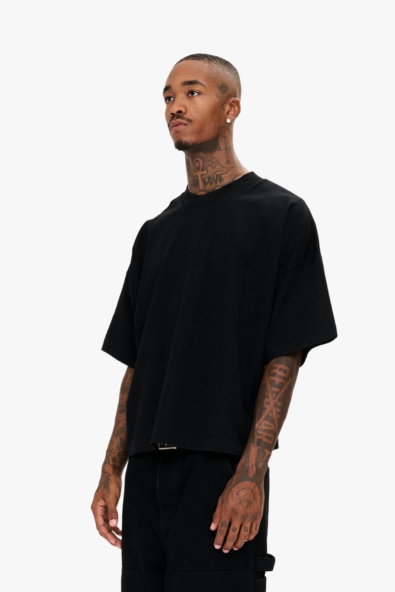 Essential Crop Tee Black - Valabasas