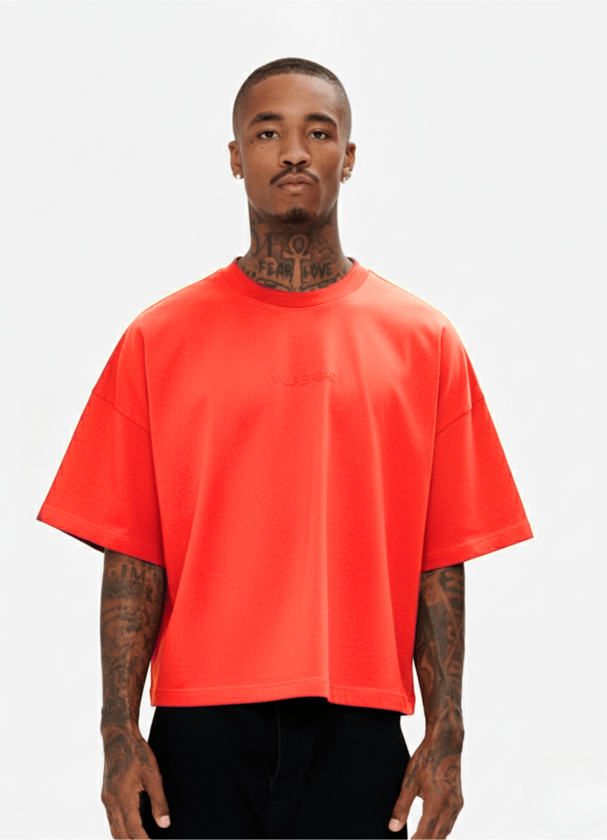 Essential Crop Tee Deep Sea Coral - Valabasas