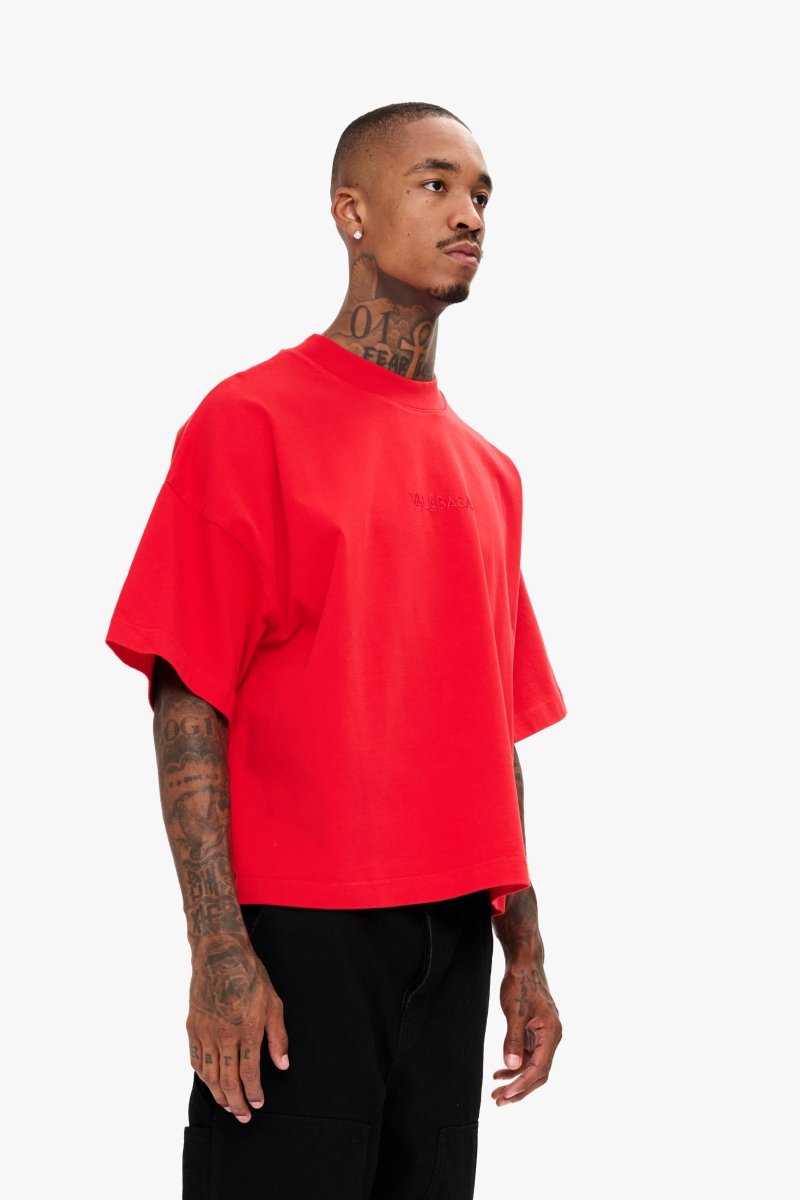 Essential Crop Tee Red - Valabasas