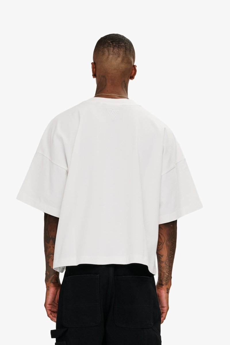 Essential Crop Tee White - Valabasas