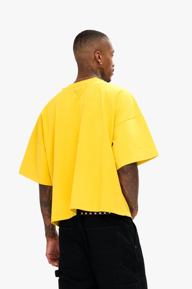 Essential Crop Tee Yellow - Valabasas