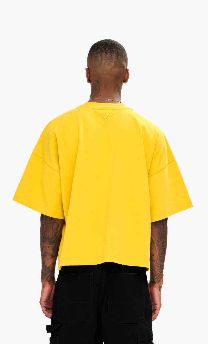 Essential Crop Tee Yellow - Valabasas