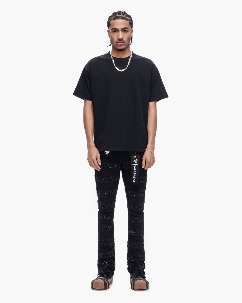 Essential Tank Black Tee - Valabasas