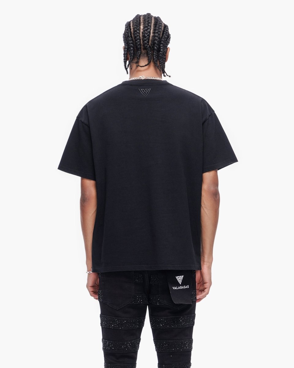 Essential Tank Black Tee - Valabasas