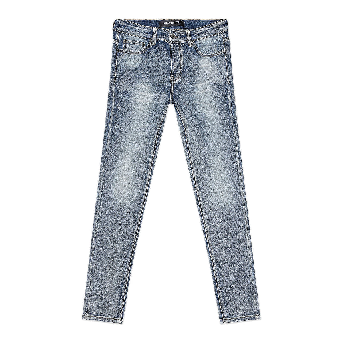 Silnt Chptrs Skinny Jeans -  Med Blue Wash