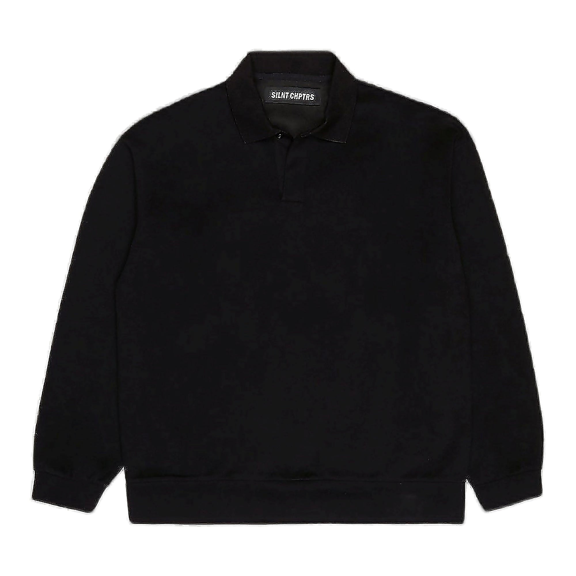 Silnt Chptrs Ready Polo Shirt - Long-Length Black