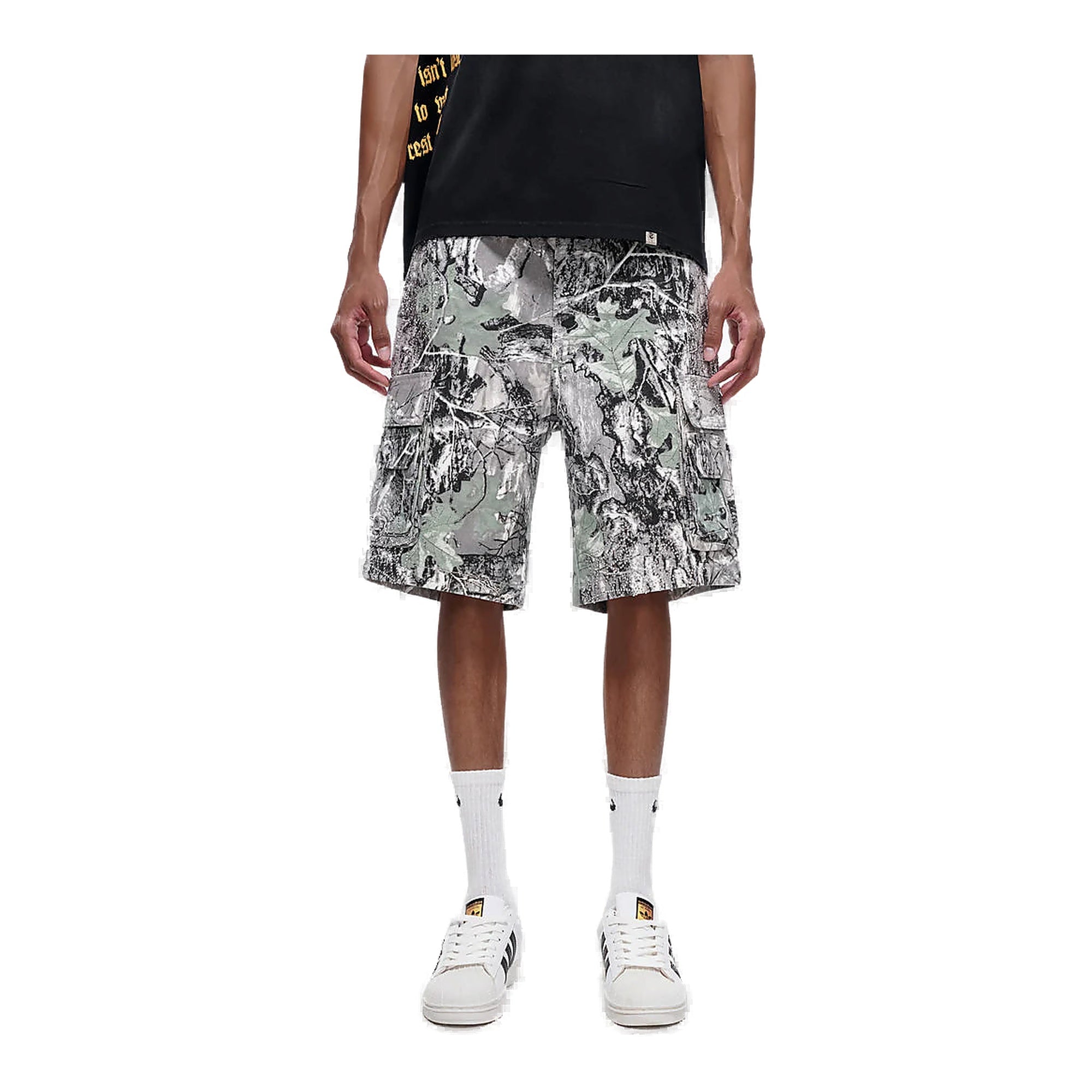 Trnchs Camo Shorts - Raw Hem