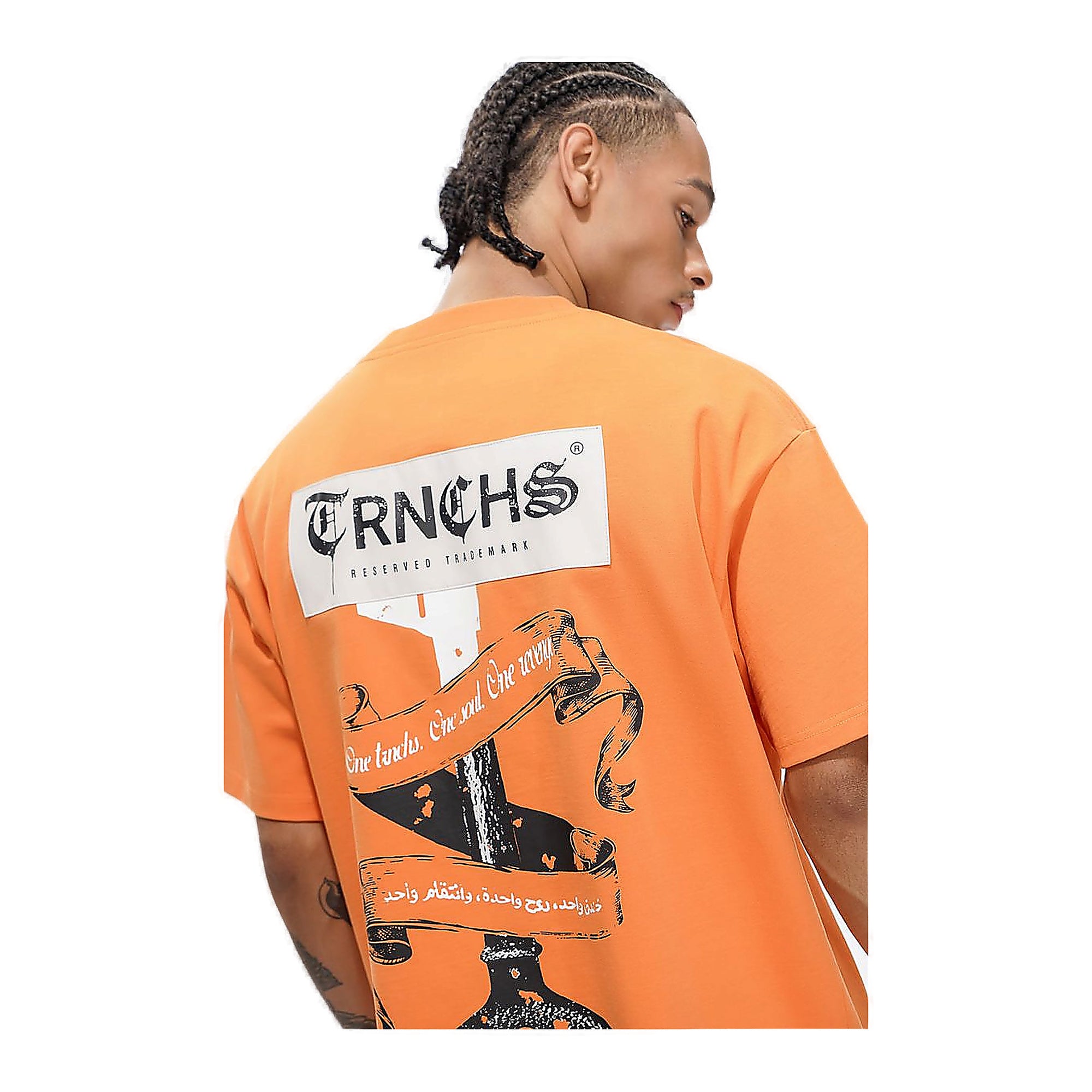 Trnchs Sword Tee - Heavyweight Orange