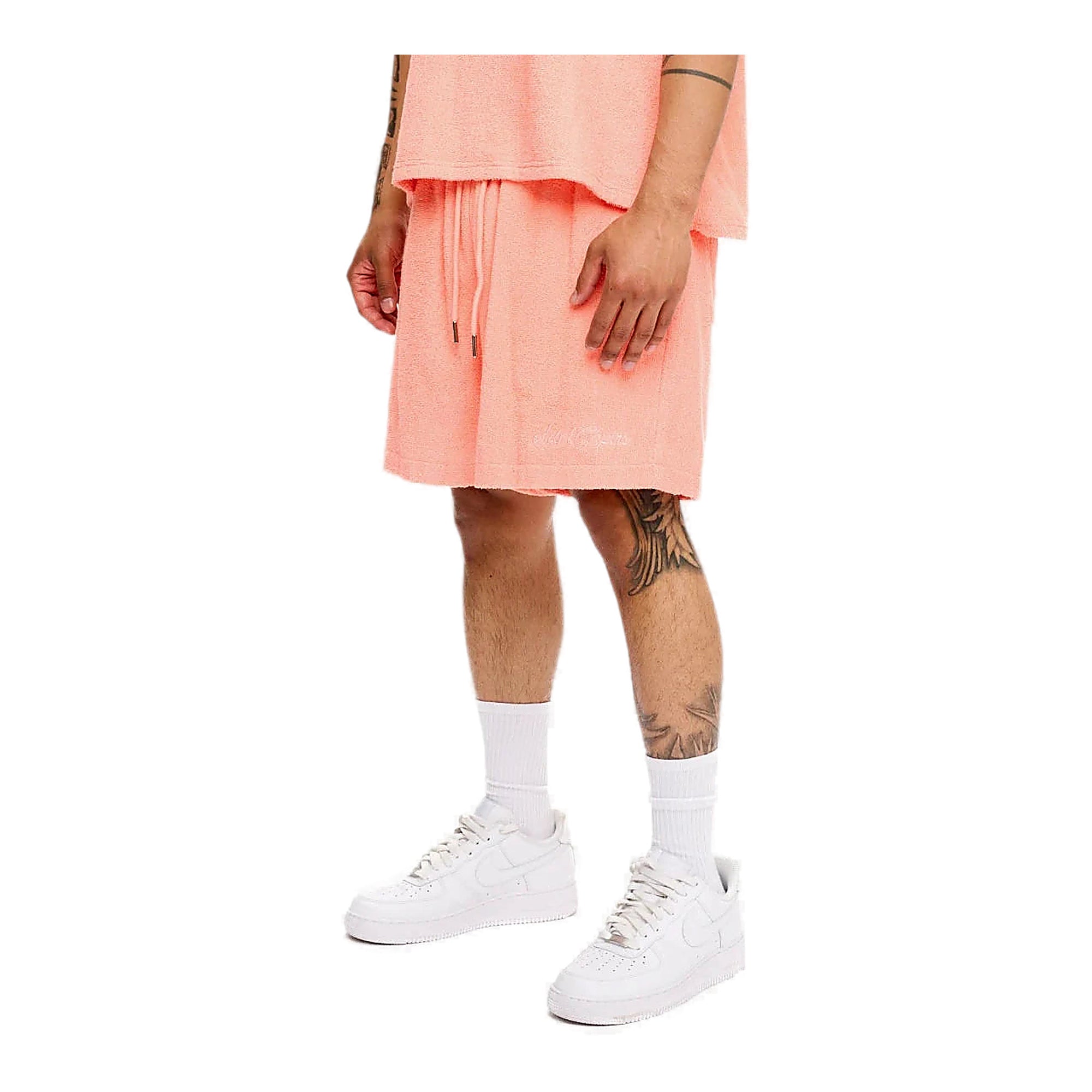 Silnt Chptrs Embroidered Shorts - Terry Fabric