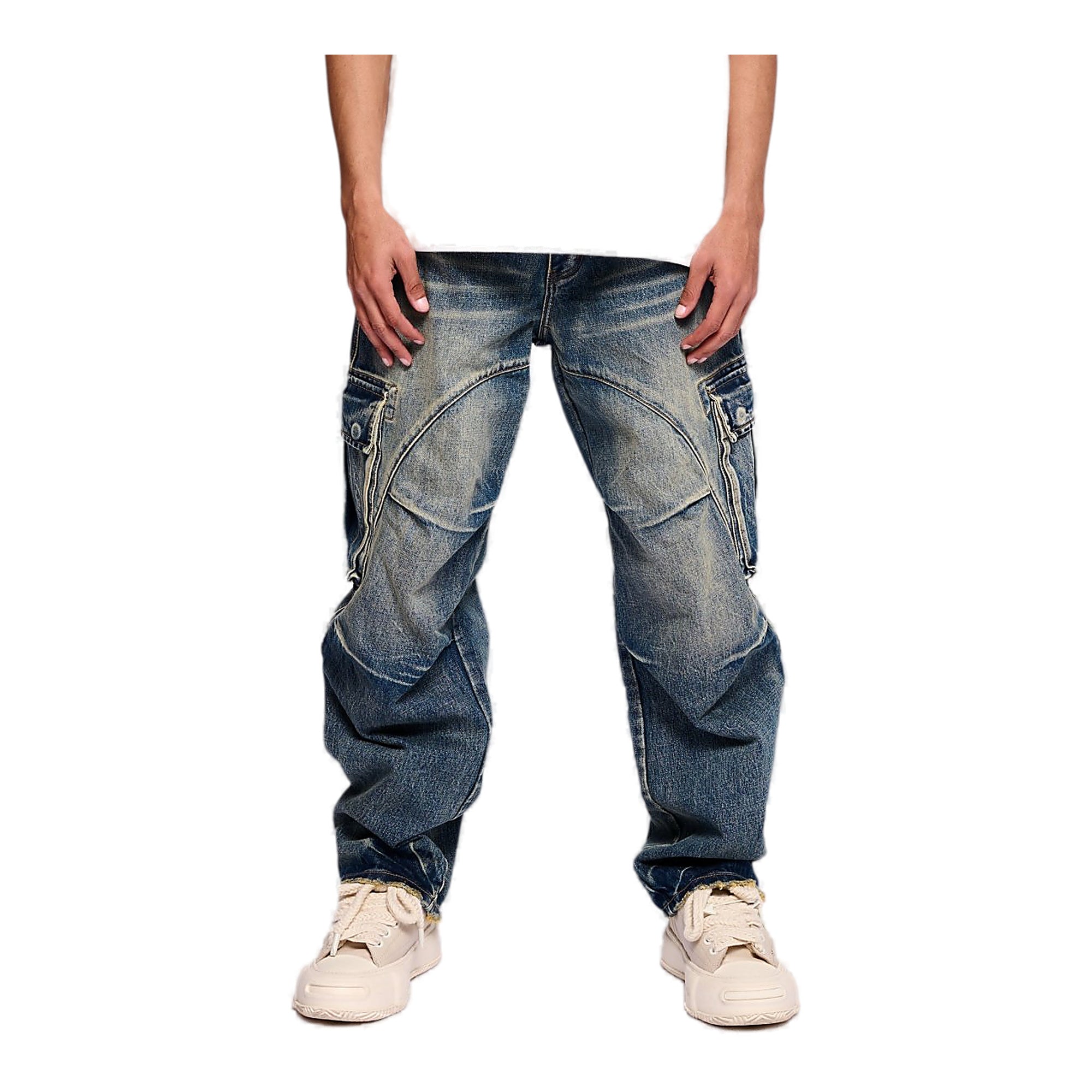 Valabasas Cargo Jeans - Vintage Wash