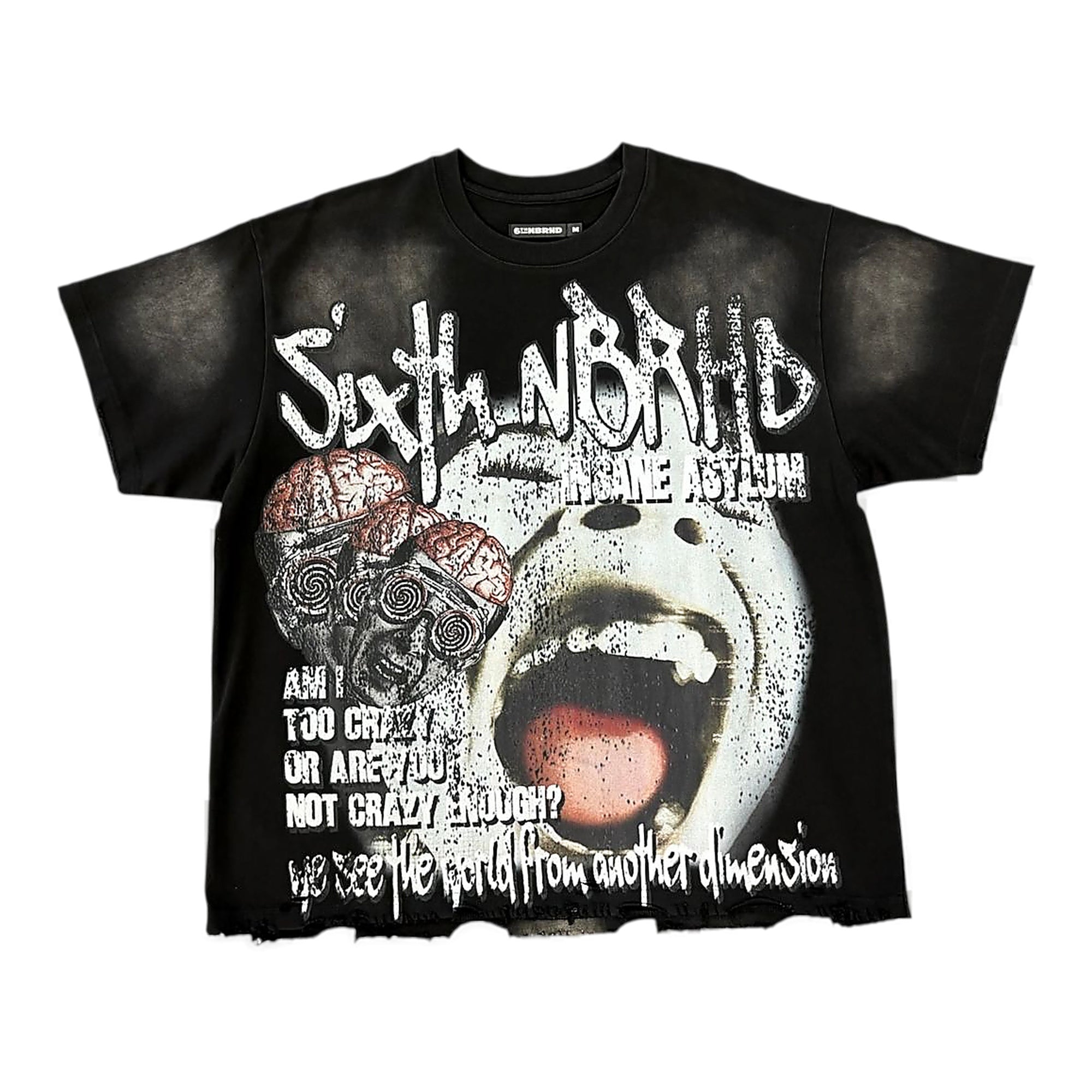 6th Nbrhd Insane Asylum Tee - Distressed