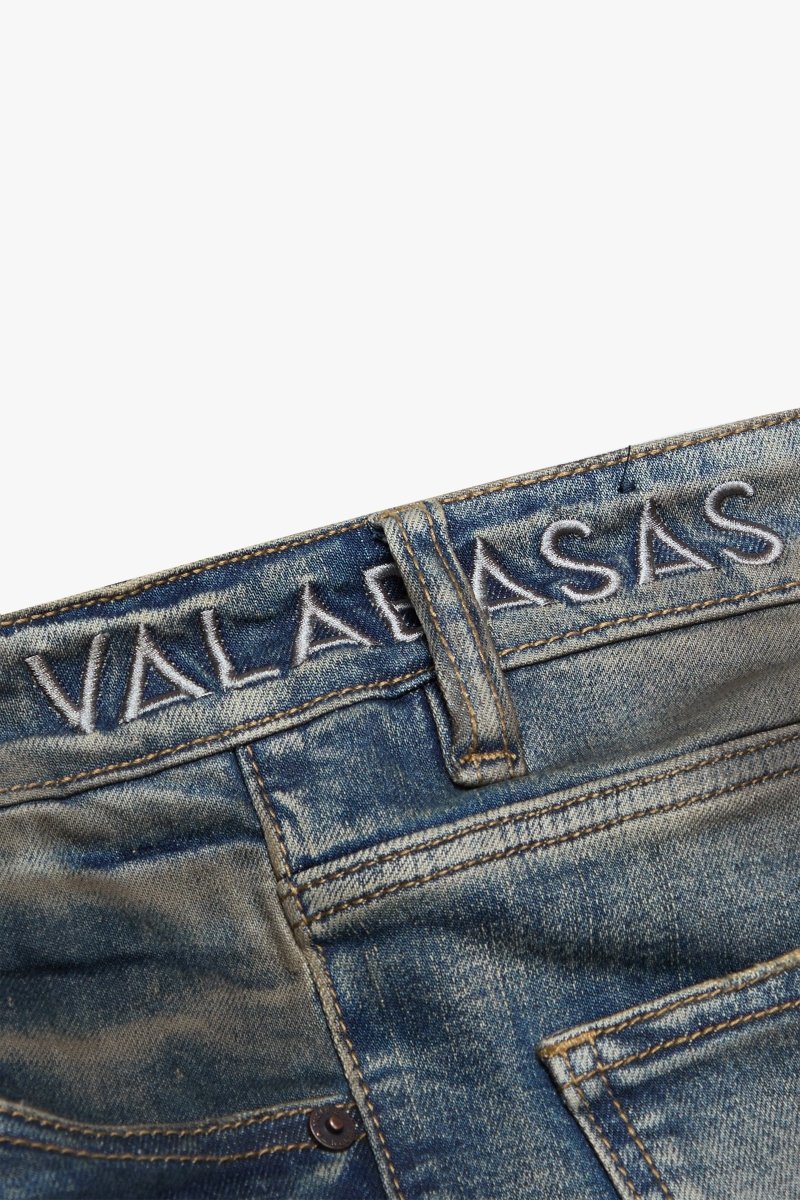 Fax Dirty Blue Washed Stacked - Valabasas