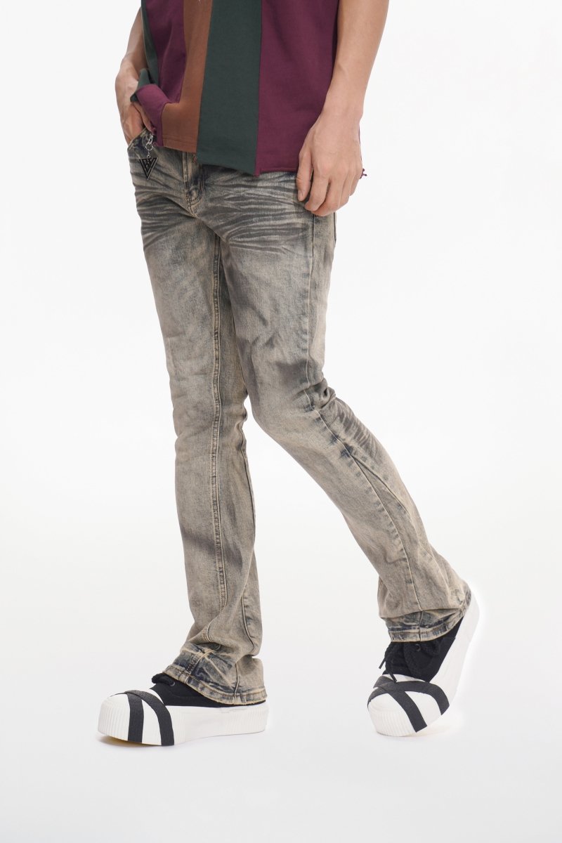 Fax Stacked Jeans Vintage Wash - Valabasas