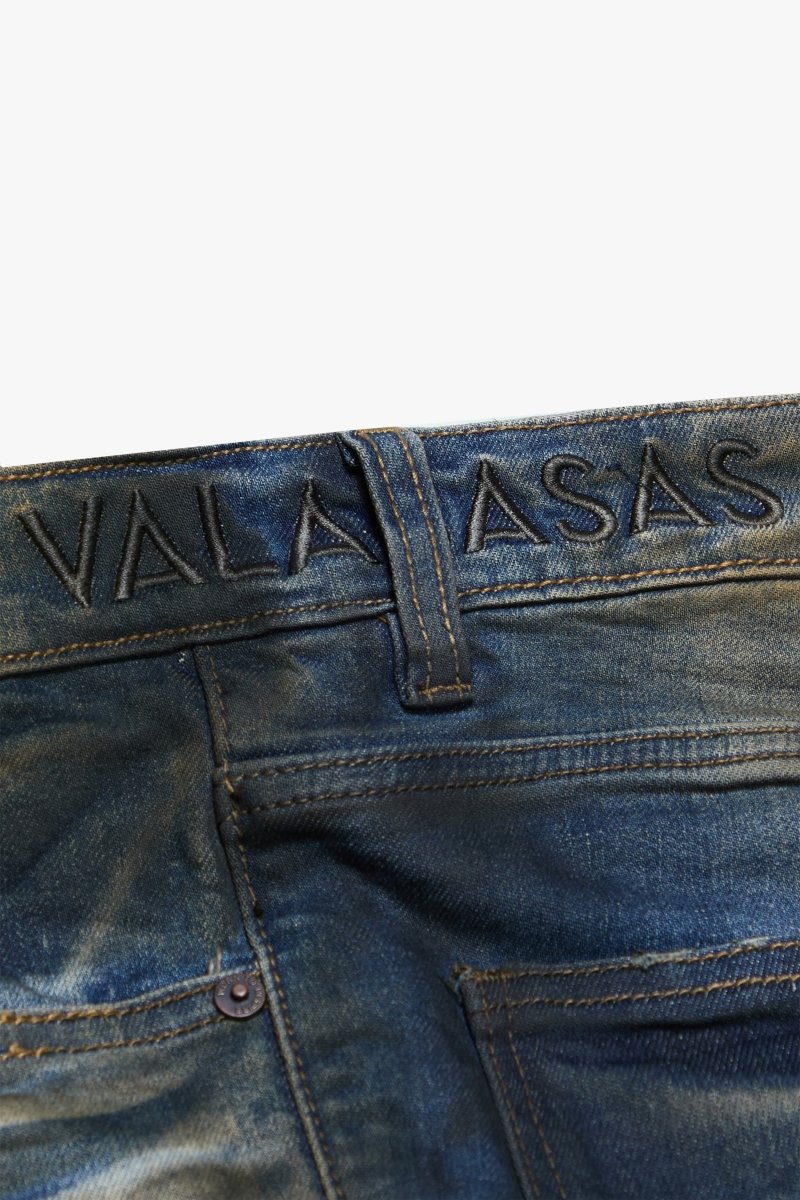 Fax Vt. Blue Dk. Blue Wash Stacked - Valabasas