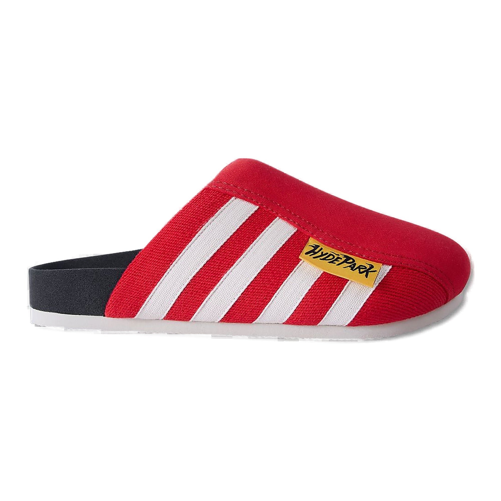 Hyde Park Stripe Youth Slides - Reinforced Stitching