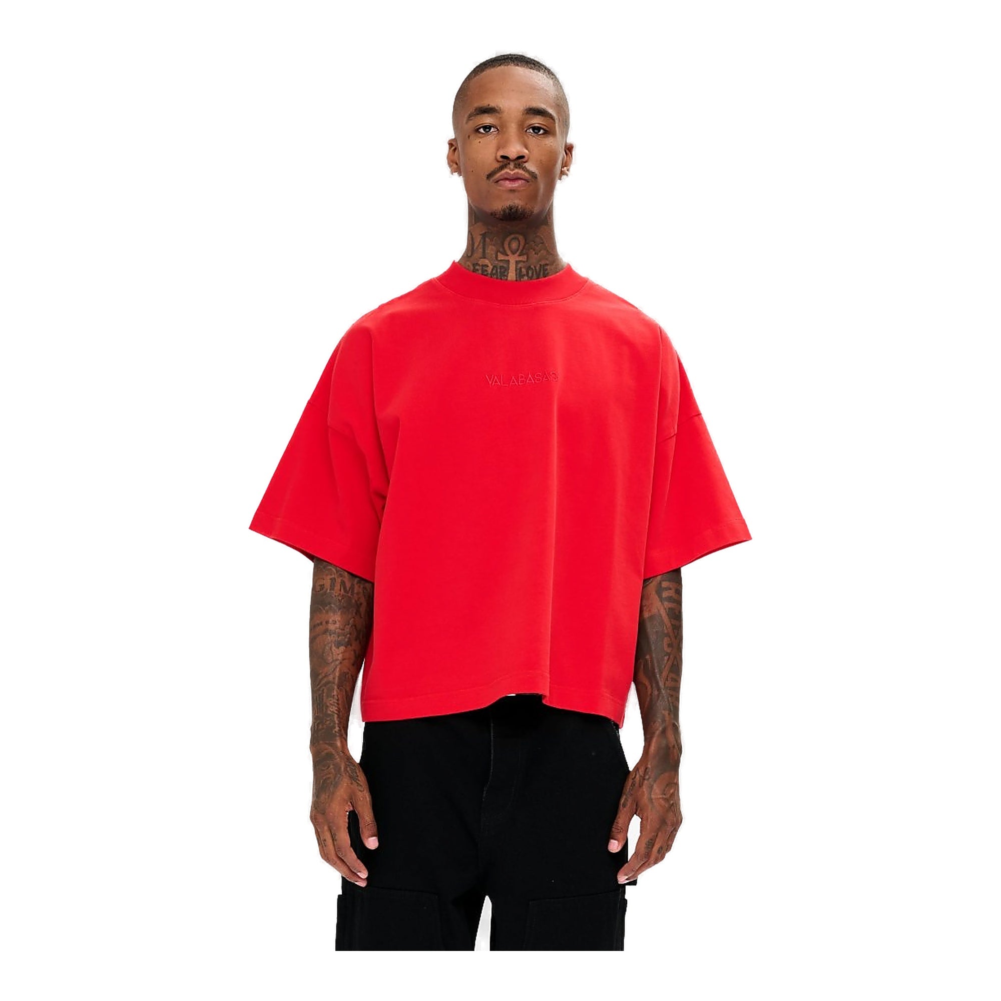 Valabasas Essential Crop Tee Men - Red