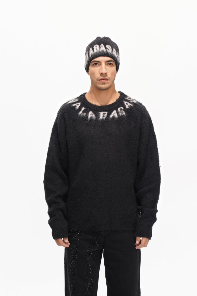 Felidae Black Crewneck - Valabasas