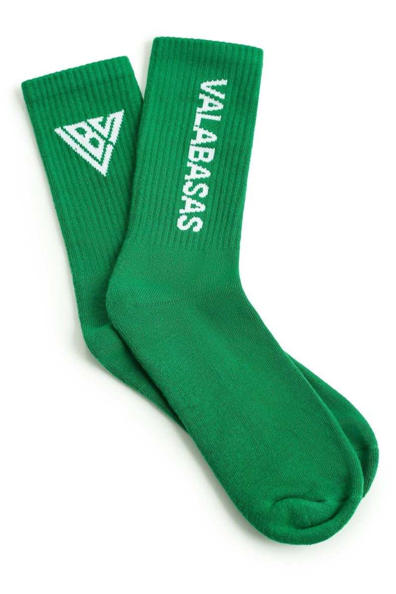Footprint Socks Green - Valabasas