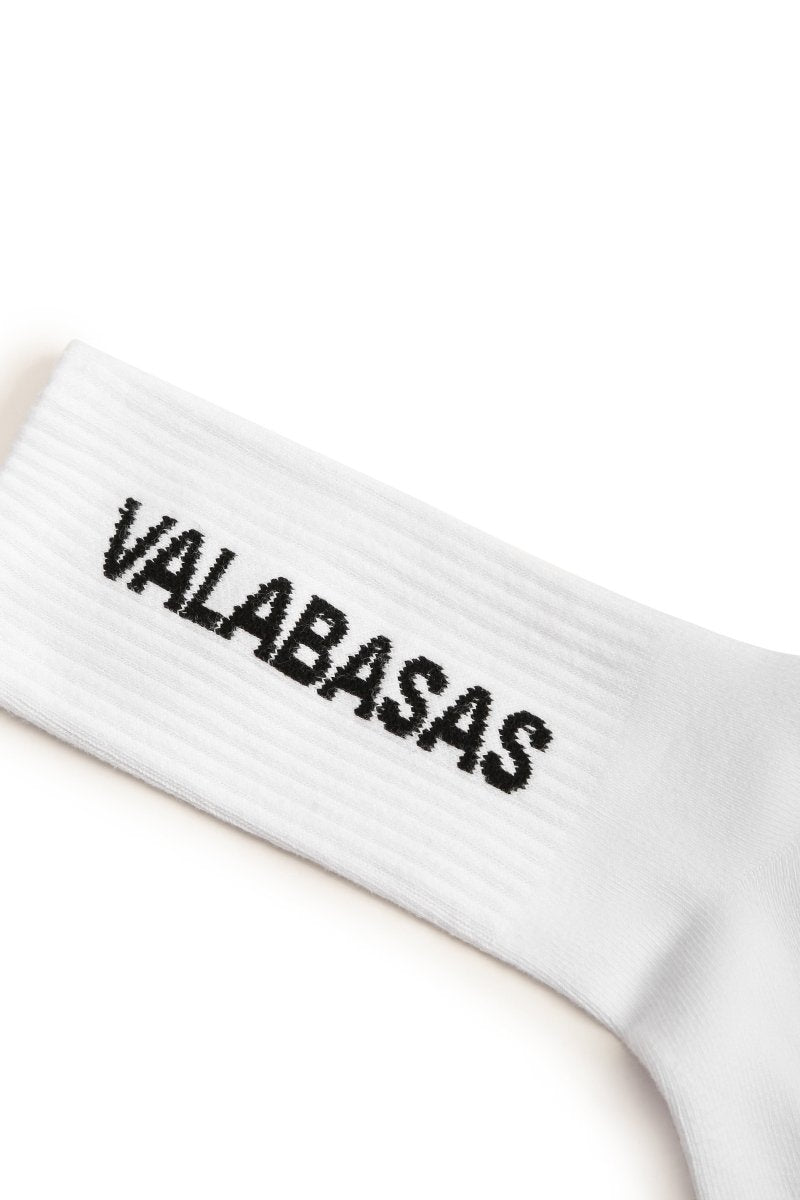 Footprint Socks White - Valabasas