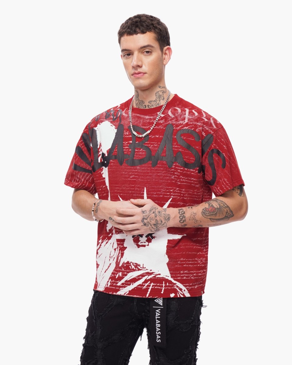 Freedom Tee Rustic Red - Valabasas
