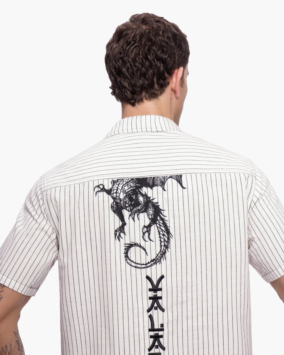 Fugazi Button Down Black/White - Valabasas