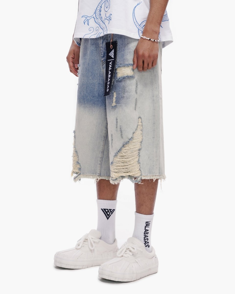 Fuse Jorts Light Blue Wash - Valabasas