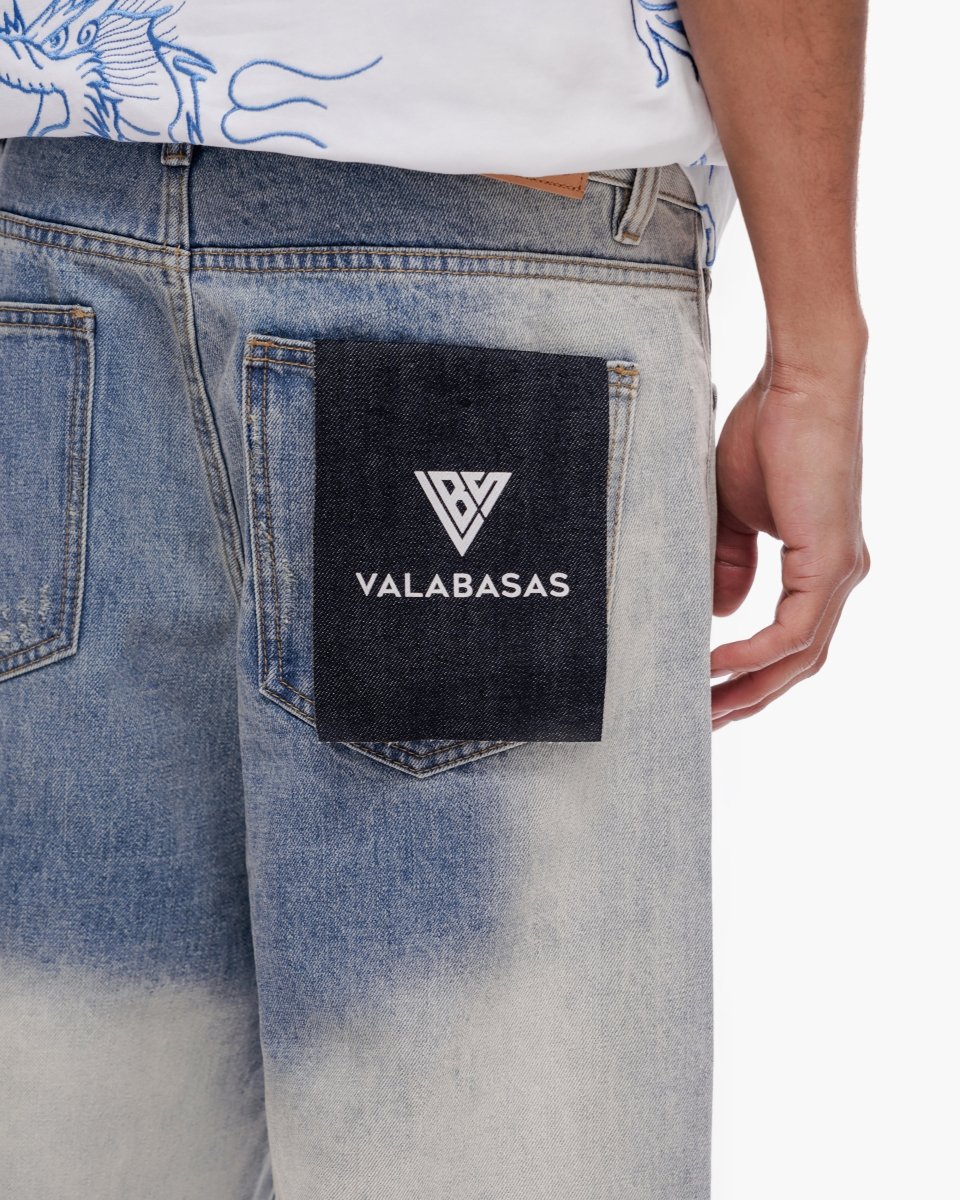 Fuse Jorts Light Blue Wash - Valabasas