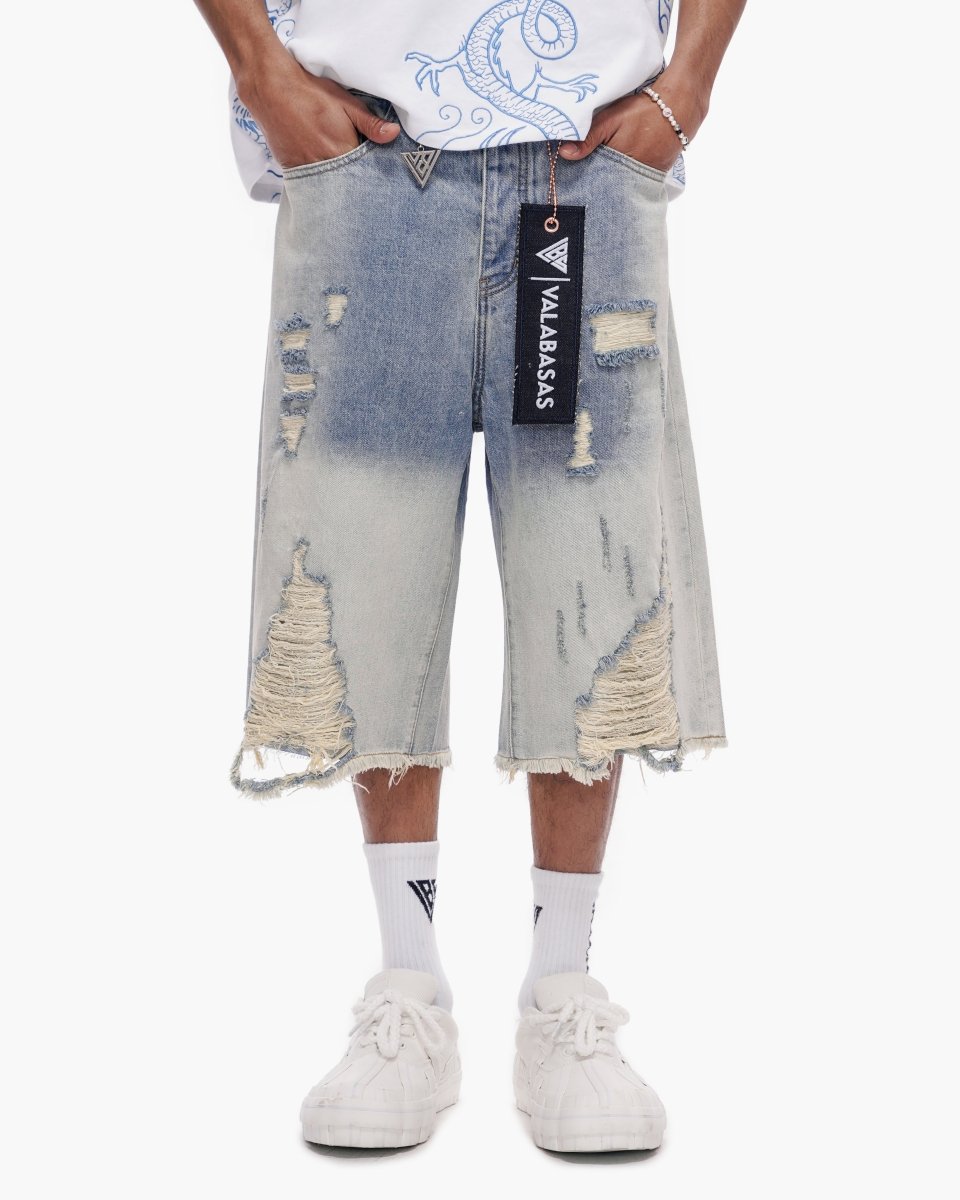 Fuse Jorts Light Blue Wash - Valabasas