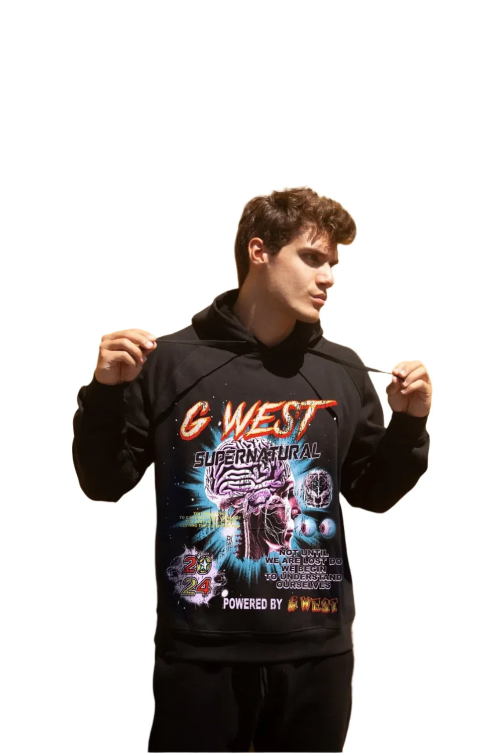 GWDSHLHD9096 SUPERNATURAL HOODIE BLKPNK