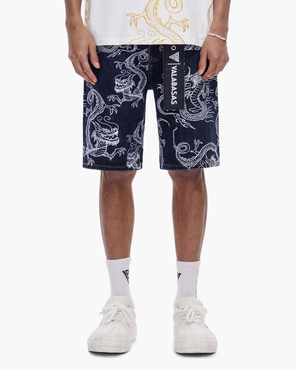 Ganru Shorts Dark Blue - Valabasas